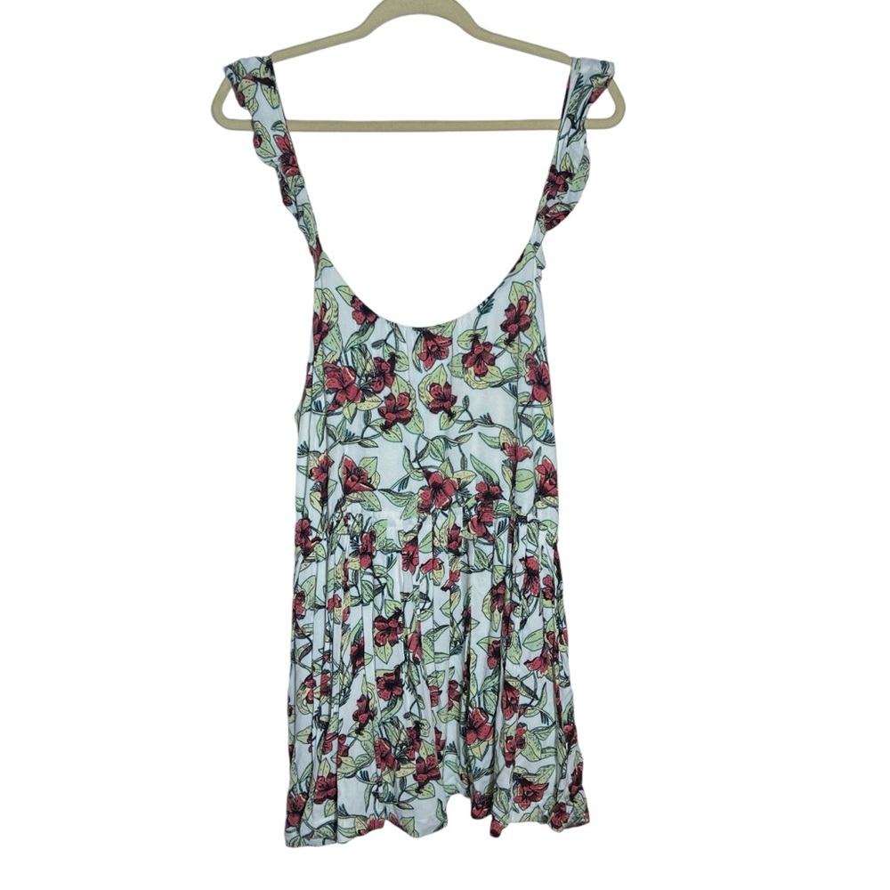 Free People “Sweet You” Floral Mini Dress / Tunic • Size Large